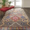 image:imageNourison Home Moroccan Casbah Bohemian Navy 67 x 96 Area Rug Easy Cleaning Non Shedding Bed Room Living Room Dining Room Kitchen 7x10Grey