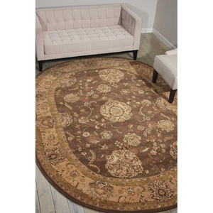 image:imageNourison Home 2000 Grey 76 x 96 OVAL Area Rug Easy Cleaning Non Shedding Bed Room Living Room Dining Room Kitchen 8x10 Oval