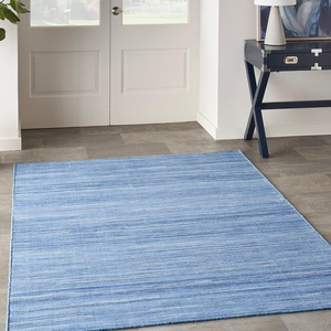 image:imageNourison Home Interweave Abstract Ivory 6 x 9 AreaRug EasyCleaning Non Shedding Bed Room Living Room Dining Room Kitchen 6x9Denim