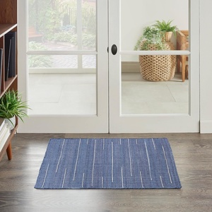 image:imageNourison Home Interweave Abstract Ivory 6 x 9 AreaRug EasyCleaning Non Shedding Bed Room Living Room Dining Room Kitchen 6x9Navy