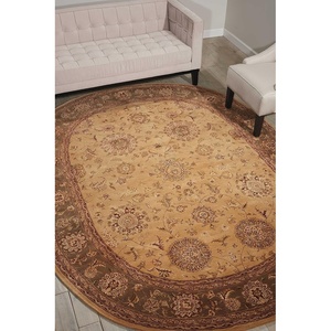 image:imageNourison Home Nourison 2000 Beige 76 x 96 Oval Area Rug  Easy Clean Non Shedding Bed Room Living Room Dining Room Kitchen 10 x OvalBeige