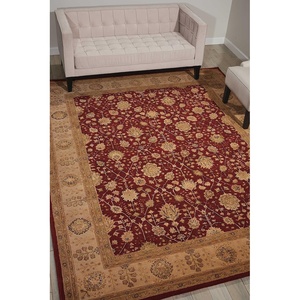 image:imageNourison Home Nourison 3000 Taupe 56 x 86 Area Rug  Easy Clean Non Shedding Bed Room Living Room Dining Room Kitchen 6 x 9Red