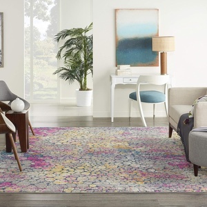 image:imageNourison Home Passion Abstract Yellow Multi 8 x 10 Area Rug Easy Cleaning Non Shedding Bed Room Living Room Dining Room Kitchen 8x1067 x 96 Rectangular