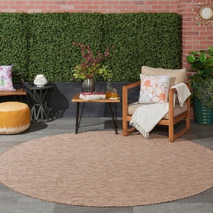 image:imageNourison Home Positano Jute 6 x Round Area Rug  Easy Clean Non Shedding Bed Room Living Room Dining Room Kitchen 6 x Round