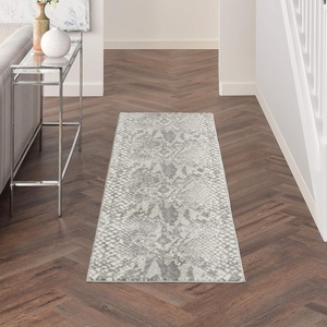 image:imageNourison Home Solace Modern Animal Print Ivory Beige 8 x 10 Area Rug Easy Cleaning Non Shedding Bed Room Living Room Dining Room Kitchen 8 x 10IvoryGrey