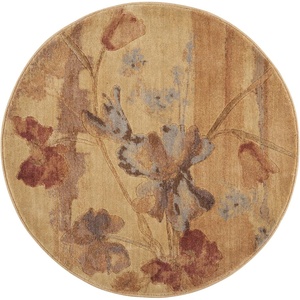 image:imageNourison Somerset 3 6 x Round Beige Farmhouse Indoor Rug
