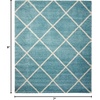 image:imageNourison Home Brisbane Charcoal 4 x Round Area Rug  Easy Clean Non Shedding Bed Room Living Room Dining Room Kitchen 4 x RoundAqua