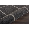 image:imageNourison Home Brisbane Charcoal 4 x Round Area Rug  Easy Clean Non Shedding Bed Room Living Room Dining Room Kitchen 4 x RoundCharcoal