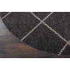 image:imageNourison Home Brisbane Charcoal 4 x Round Area Rug  Easy Clean Non Shedding Bed Room Living Room Dining Room Kitchen 4 x RoundCharcoal