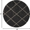 image:imageNourison Home Brisbane Charcoal 4 x Round Area Rug  Easy Clean Non Shedding Bed Room Living Room Dining Room Kitchen 4 x RoundCharcoal