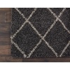 image:imageNourison Home Brisbane Charcoal 4 x Round Area Rug  Easy Clean Non Shedding Bed Room Living Room Dining Room Kitchen 4 x RoundCharcoal