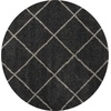 image:imageNourison Home Brisbane Charcoal 4 x Round Area Rug  Easy Clean Non Shedding Bed Room Living Room Dining Room Kitchen 4 x RoundCharcoal