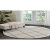 image:imageNourison Home Brisbane Charcoal 4 x Round Area Rug  Easy Clean Non Shedding Bed Room Living Room Dining Room Kitchen 4 x RoundCream