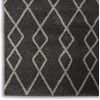 image:imageNourison Home Geometric Shag Moroccan Silver 22 x 39 Area Rug Easy Cleaning Non Shedding Bed Room Living Room Dining Room Kitchen 2x4Charcoal