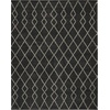 image:imageNourison Home Geometric Shag Moroccan Silver 22 x 39 Area Rug Easy Cleaning Non Shedding Bed Room Living Room Dining Room Kitchen 2x4Charcoal