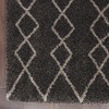 image:imageNourison Home Geometric Shag Moroccan Silver 22 x 39 Area Rug Easy Cleaning Non Shedding Bed Room Living Room Dining Room Kitchen 2x4Charcoal