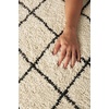 image:imageNourison Home Geometric Shag Moroccan Silver 22 x 39 Area Rug Easy Cleaning Non Shedding Bed Room Living Room Dining Room Kitchen 2x4IvoryCharcoal