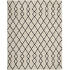 image:imageNourison Home Geometric Shag Moroccan Silver 22 x 39 Area Rug Easy Cleaning Non Shedding Bed Room Living Room Dining Room Kitchen 2x4IvoryCharcoal