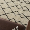 image:imageNourison Home Geometric Shag Moroccan Silver 22 x 39 Area Rug Easy Cleaning Non Shedding Bed Room Living Room Dining Room Kitchen 2x4IvoryCharcoal