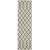 image:imageNourison Home Geometric Shag Moroccan Silver 22 x 39 Area Rug Easy Cleaning Non Shedding Bed Room Living Room Dining Room Kitchen 2x4IvoryCharcoal