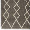 image:imageNourison Home Geometric Shag Moroccan Silver 22 x 39 Area Rug Easy Cleaning Non Shedding Bed Room Living Room Dining Room Kitchen 2x4Silver