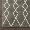 image:imageNourison Home Geometric Shag Moroccan Silver 22 x 39 Area Rug Easy Cleaning Non Shedding Bed Room Living Room Dining Room Kitchen 2x4Silver