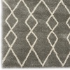 image:imageNourison Home Geometric Shag Moroccan Silver 22 x 39 Area Rug Easy Cleaning Non Shedding Bed Room Living Room Dining Room Kitchen 2x4Silver