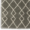 image:imageNourison Home Geometric Shag Moroccan Silver 22 x 39 Area Rug Easy Cleaning Non Shedding Bed Room Living Room Dining Room Kitchen 2x4Silver