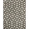 image:imageNourison Home Geometric Shag Moroccan Silver 22 x 39 Area Rug Easy Cleaning Non Shedding Bed Room Living Room Dining Room Kitchen 2x4Silver