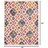 image:imageNourison Home Moroccan Casbah Ivory Pink 710 x 106 Area Rug  Easy Clean Non Shedding Bed Room Living Room Dining Room Kitchen 8 x 11710 x 106 Rectangular