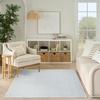 image:imageNourison Textured Home Ivory Blue 311 x 511 Area Rug  Easy Clean Non Shedding Bed Room Living Room Dining Room Kitchen 4 x 6