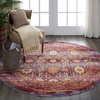 image:imageNourison Home Vintage Kashan Vintage RedMulticolor 4 x 6 Area Rug Easy Cleaning Non Shedding Bed Room Living Room Dining Room Kitchen 4x6RedMulticolor