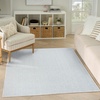 image:imageNourison Textured Home Ivory Blue 311 x 511 Area Rug  Easy Clean Non Shedding Bed Room Living Room Dining Room Kitchen 4 x 6