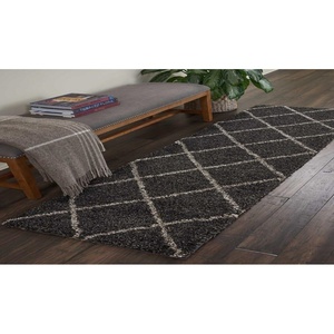 image:imageNourison Home Brisbane Charcoal 4 x Round Area Rug  Easy Clean Non Shedding Bed Room Living Room Dining Room Kitchen 4 x RoundCharcoal