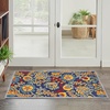 image:imageNourison Home Aloha Navy Multicolor 2 x 3 Area Rug  Easy Clean Non Shedding Bed Room Living Room Dining Room Kitchen 2 x 3