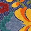 image:imageNourison Home Aloha Navy Multicolor 2 x 3 Area Rug  Easy Clean Non Shedding Bed Room Living Room Dining Room Kitchen 2 x 3