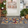 image:imageNourison Home Aloha Navy Multicolor 2 x 3 Area Rug  Easy Clean Non Shedding Bed Room Living Room Dining Room Kitchen 2 x 3