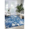 image:imageNourison Home Twilight Blue Ivory 2 x 3 Area Rug  Easy Clean Non Shedding Bed Room Living Room Dining Room Kitchen 2 x 356 x 8 