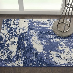 image:imageNourison Home Twilight Blue Ivory 2 x 3 Area Rug  Easy Clean Non Shedding Bed Room Living Room Dining Room Kitchen 2 x 323 x 3 Rectangular