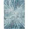image:imageNourison Home Ambiance Blue Silver 311 x 511 Area Rug Easy Clean Non Shedding Bed Room Living Room Dining Room Kitchen 4 x 6Blue Silver