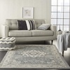 image:imageNourison Home Concerto Traditional GreyIvory 22 x 76 Area Rug Easy Cleaning Non Shedding Bed Room Living Room Dining Room Kitchen 2x7Grey Ivory