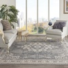 image:imageNourison Home Concerto Traditional GreyIvory 22 x 76 Area Rug Easy Cleaning Non Shedding Bed Room Living Room Dining Room Kitchen 2x7Grey Ivory
