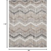 image:imageNourison Home Elation Ivory Multicolor 53 x 73 Area Rug  Easy Clean Non Shedding Bed Room Living Room Dining Room Kitchen 5 x 7Grey Ivory