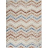 image:imageNourison Home Elation Ivory Multicolor 53 x 73 Area Rug  Easy Clean Non Shedding Bed Room Living Room Dining Room Kitchen 5 x 7Ivory Multicolor