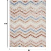 image:imageNourison Home Elation Ivory Multicolor 53 x 73 Area Rug  Easy Clean Non Shedding Bed Room Living Room Dining Room Kitchen 5 x 7Ivory Multicolor