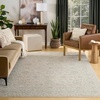 image:imageNourison Home Enriched Cream 710 x 102 Area Rug  Easy Clean Non Shedding Bed Room Living Room Dining Room Kitchen 8 x 10Cream