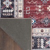 image:imageNourison Home Fulton Red 110 x 5 Area Rug  Easy Clean Non Shedding Bed Room Living Room Dining Room Kitchen 5 RunnerRed