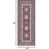 image:imageNourison Home Fulton Red 110 x 5 Area Rug  Easy Clean Non Shedding Bed Room Living Room Dining Room Kitchen 5 RunnerRed