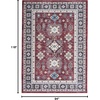image:imageNourison Home Fulton Red 110 x 5 Area Rug  Easy Clean Non Shedding Bed Room Living Room Dining Room Kitchen 5 RunnerRed