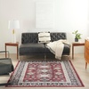 image:imageNourison Home Fulton Red 110 x 5 Area Rug  Easy Clean Non Shedding Bed Room Living Room Dining Room Kitchen 5 RunnerRed